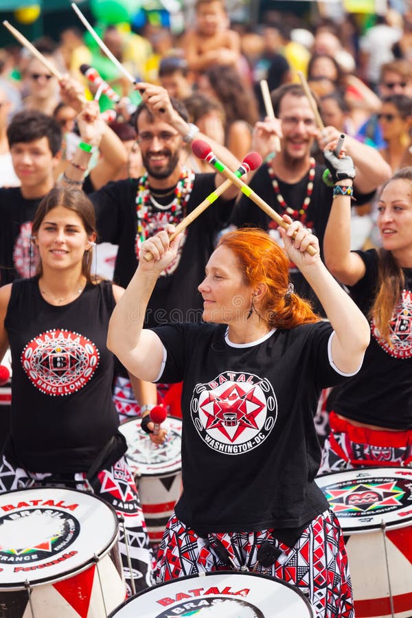 Concert of Batala drummers editorial photo. Image of festival - 33685346
