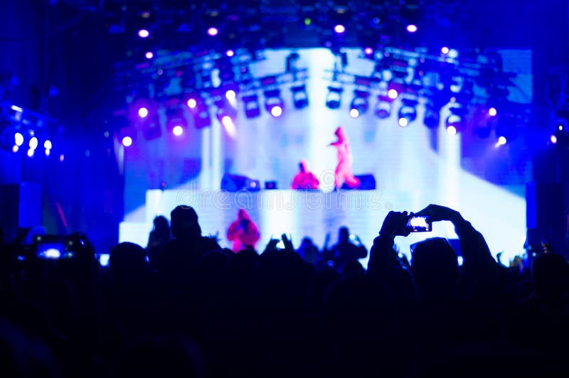 Concert de techno photos stock