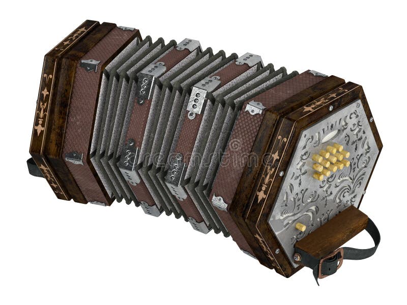 Concertina stock illustration