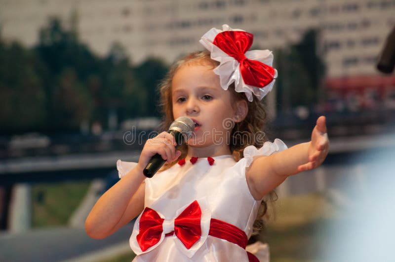Concerto dei bambini fotografia stock libera da diritti