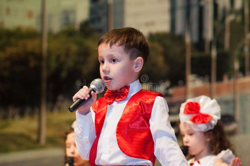 Concerto dei bambini fotografia stock libera da diritti