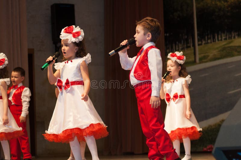 Concerto dei bambini fotografie stock libere da diritti