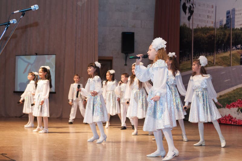 Concerto dei bambini fotografie stock