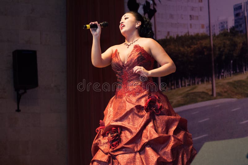 Concerto dei bambini fotografia stock