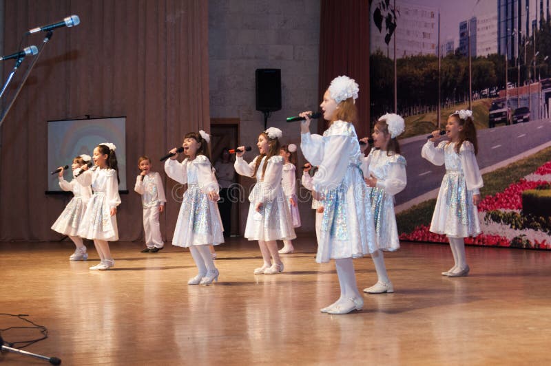 Concerto dei bambini fotografie stock