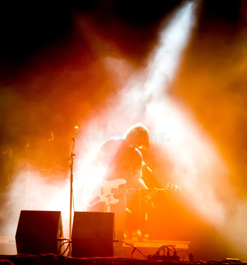 Concerto rock fotografia stock libera da diritti Concerto rock fotografia stock libera da diritti