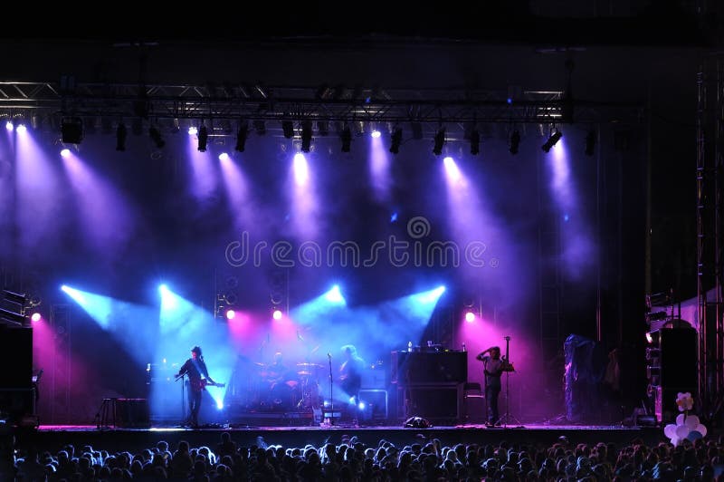 Concerto rock fotografia stock Concerto rock fotografia stock