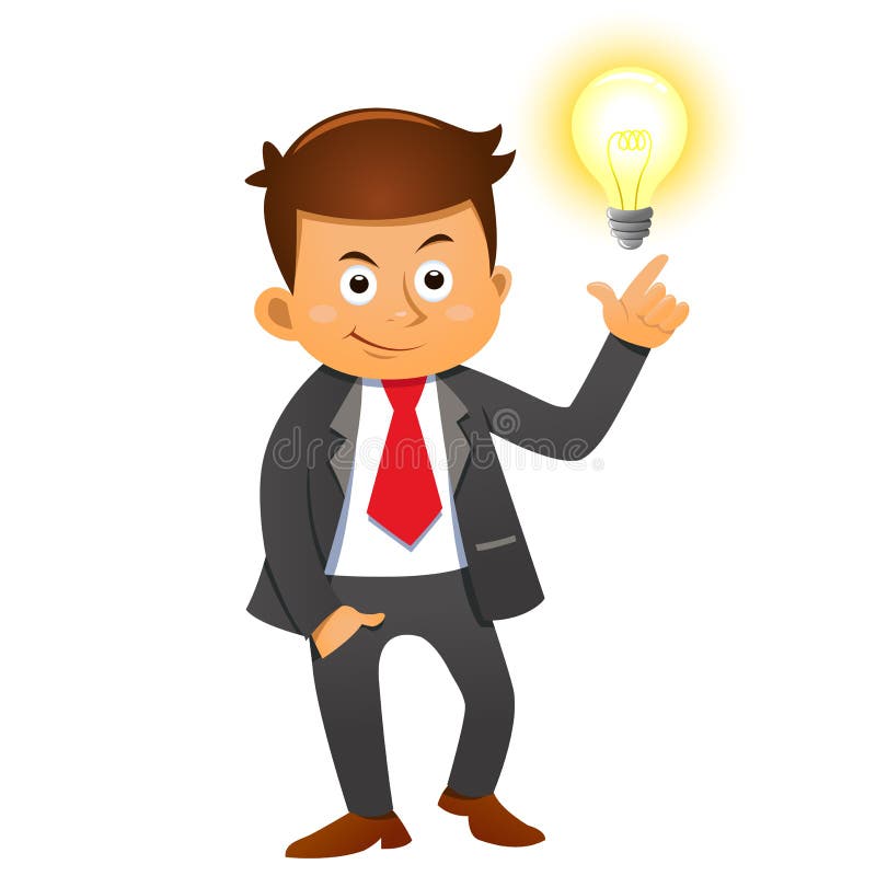 Idee e concetti di uomo d'affari illustrazione vettoriale
