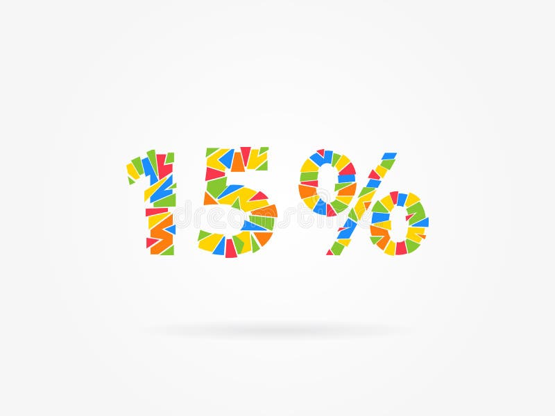 Concetto creativo di promozione di sconto illustrazione di stock Concetto creativo di promozione di sconto illustrazione di stock
