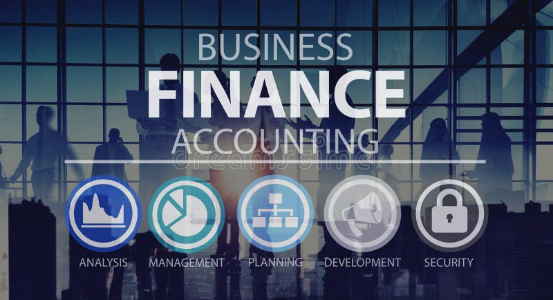 Concetto della gestione di analisi finanziaria di contabilità di affari