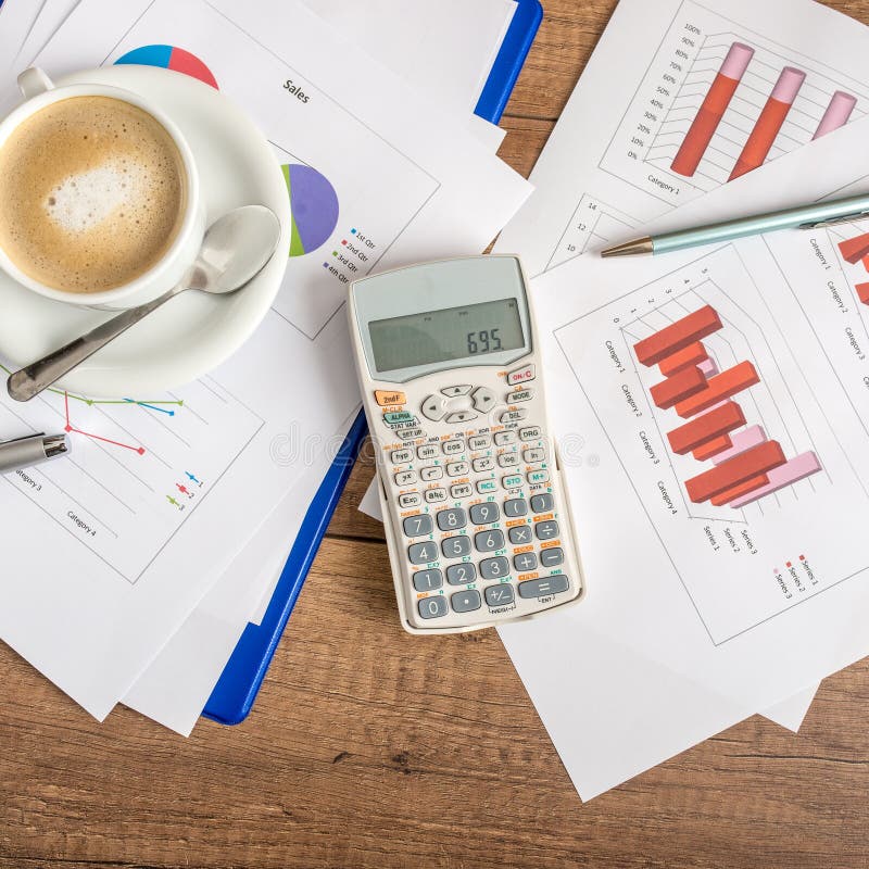 Concetto di contabilità fotografia stock libera da diritti