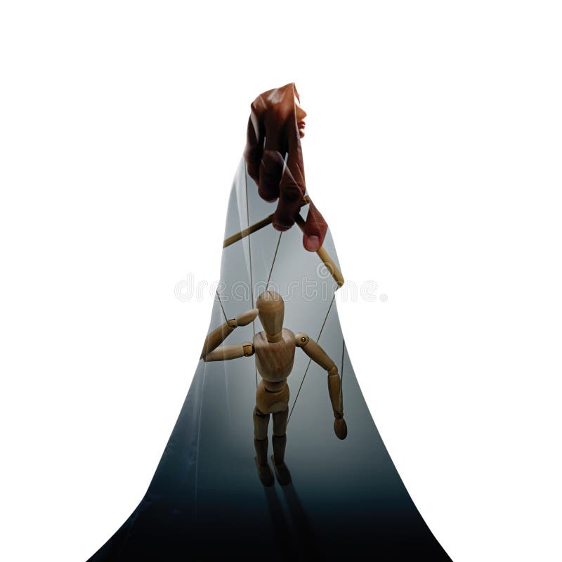 Concetto di controllo mentale fotografie stock libere da diritti