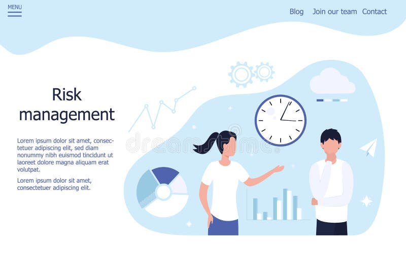 concetto di gestione dei rischi I giovani dipendenti stanno sviluppando una strategia per ridurre al minimo le potenziali perdite royalty illustrazione gratis concetto di gestione dei rischi I giovani dipendenti stanno sviluppando una strategia per ridurre al minimo le potenziali perdite royalty illustrazione gratis