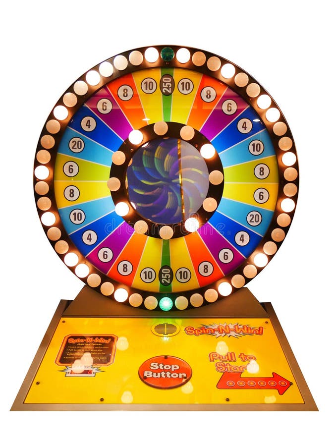 Concetto di gioco del casinò: ruota variopinta di gioco del gioco delle roulette