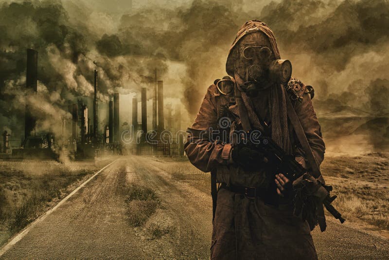 Concetto di inquinamento atmosferico immagine stock