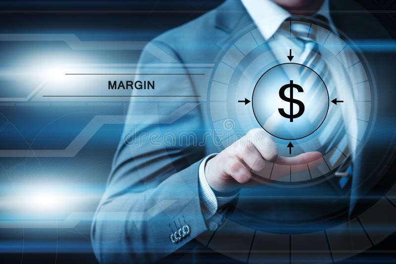 Concetto di Internet di tecnologia di affari di finanza del reddito del margine fotografia stock libera da diritti Concetto di Internet di tecnologia di affari di finanza del reddito del margine fotografia stock libera da diritti