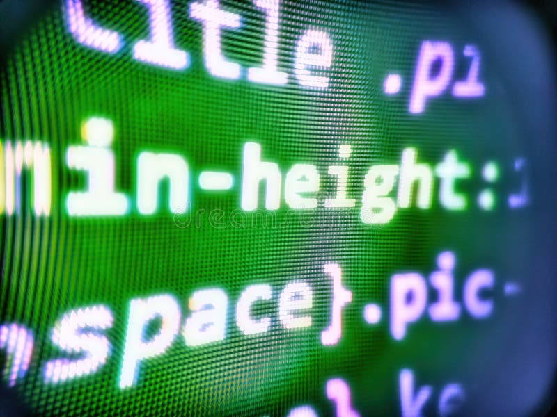 Concetto di lavoro per lo sviluppo web. anteprima programma computer. chiusura dello schermo. programmazione concetto di algoritmo immagine stock