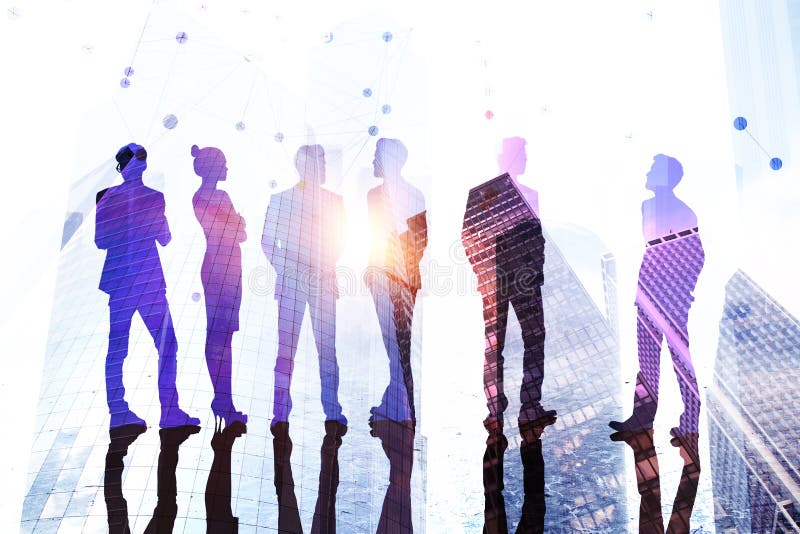 Concetto di lavoro di squadra, di successo e di riunione immagini stock