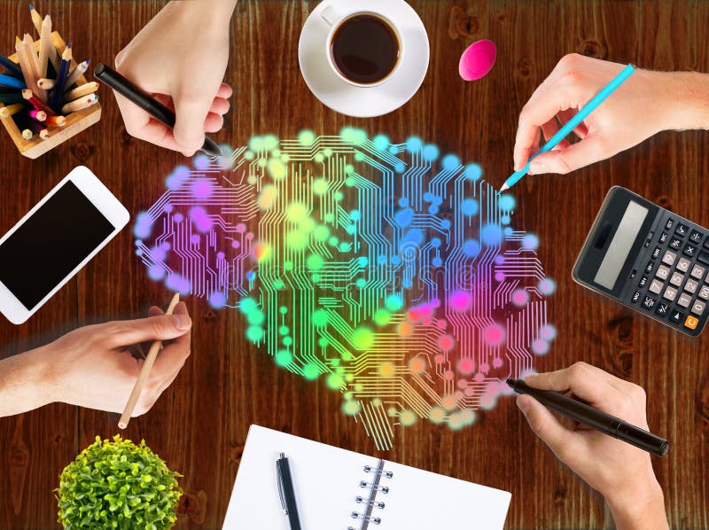 Concetto di pensiero creativo immagine stock