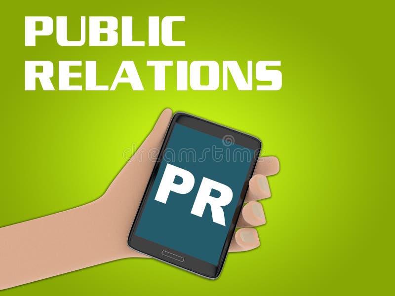Concetto di pubbliche relazioni illustrazione vettoriale Concetto di pubbliche relazioni illustrazione vettoriale