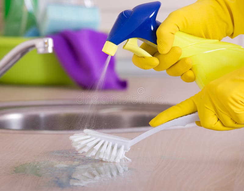 Guanto In Gomma Per Lavastoviglie MIN-XL 45CM - Impermeabile E Resistente All'Olio, Taglia S, Verde