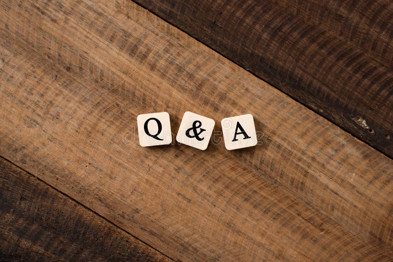Concetto Di Q&A Di Domande E Risposte Fotografia Stock - Immagine di