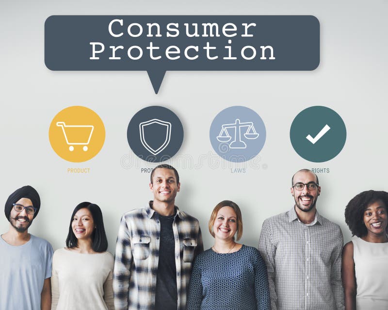 Concetto di regolamento di protezione di diritti di consumatore