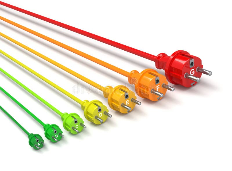 Concetto di efficienza energetica royalty illustrazione gratis