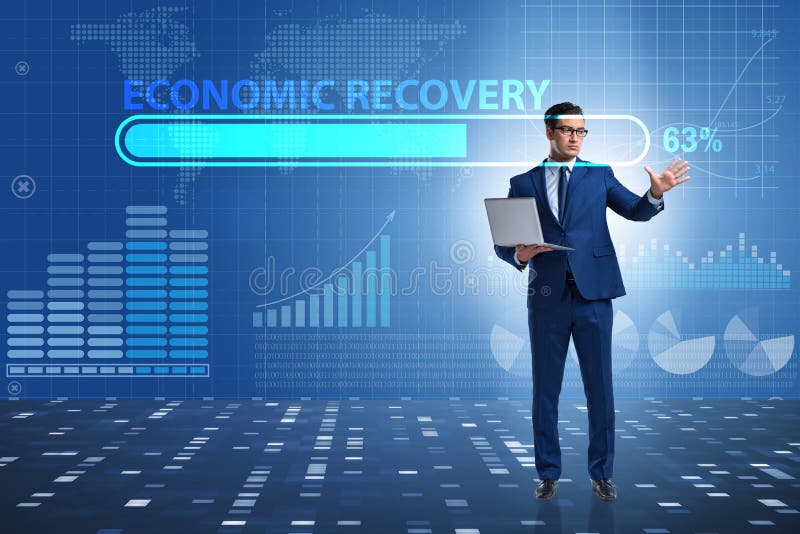 Concetto di ripresa economica dopo la crisi