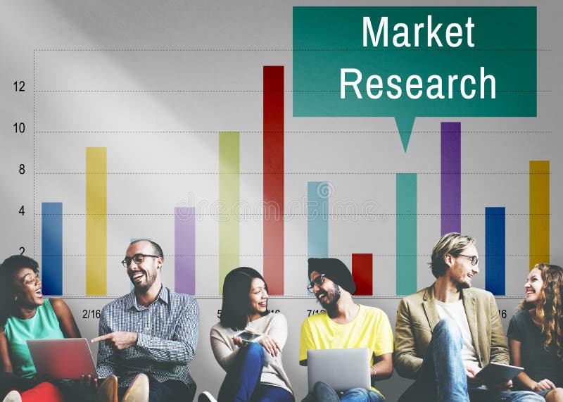 Concetto di strategia di marketing del consumatore di analisi di ricerca di mercato