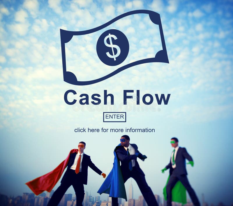 Concetto finanziario dei soldi di affari del flusso di cassa immagine stock Concetto finanziario dei soldi di affari del flusso di cassa immagine stock