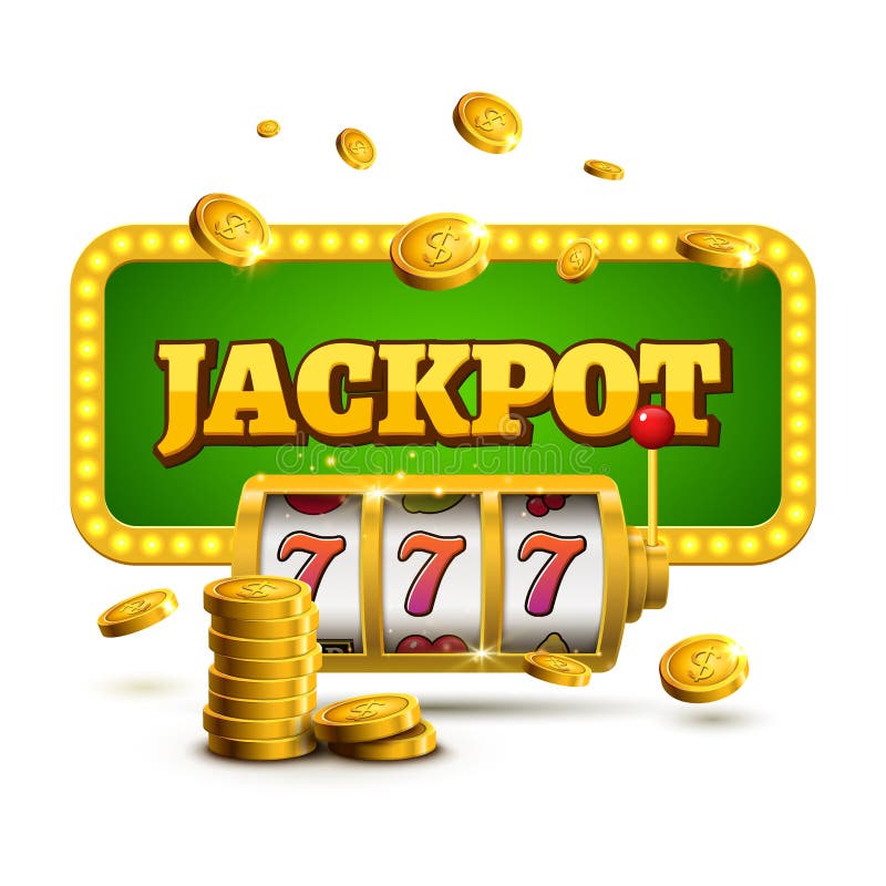 Concetto fortunato 777 di posta dei sevens dello slot machine Gioco del casinò di vettore Slot machine con le monete dei soldi Po royalty illustrazione gratis Concetto fortunato 777 di posta dei sevens dello slot machine Gioco del casinò di vettore Slot machine con le monete dei soldi Po royalty illustrazione gratis