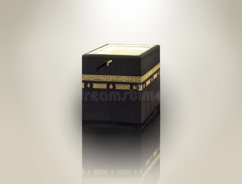 Concetto islamico del saluto di adha & del mese santo di kaaba per il pellegrinaggio alla Mecca nell'islam