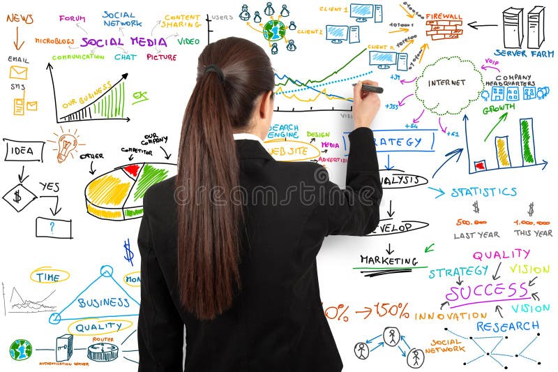 Concetto di business moderno fotografie stock libere da diritti