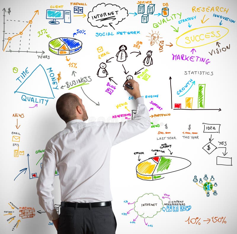 Concetto di business moderno immagine stock