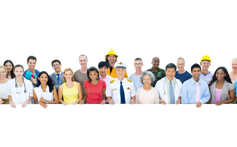 Concetto professionale di unità dei lavoratori di occupazione di diversità