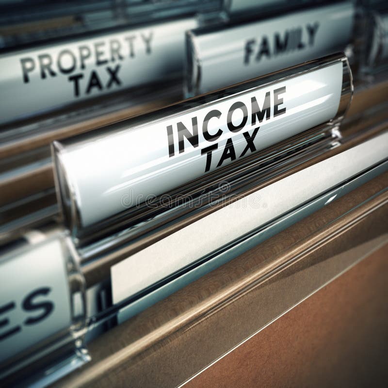 Concetto tasse- di imposte di reddito