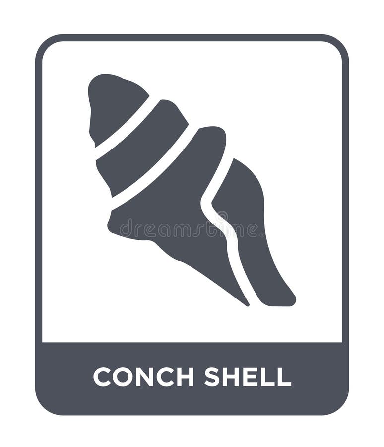 conch shell icon in trendy design style. conch shell icon isolated on white background. conch shell vector icon simple and modern stock illustration conch shell icon in trendy design style. conch shell icon isolated on white background. conch shell vector icon simple and modern stock illustration