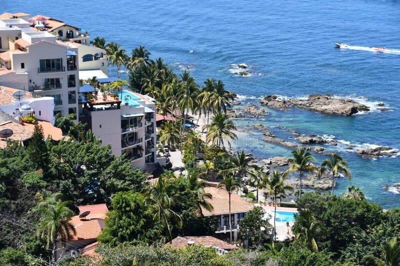 Conchas Chinas in Puerto Vallarta, Mexico Stock Photo Image of ocean