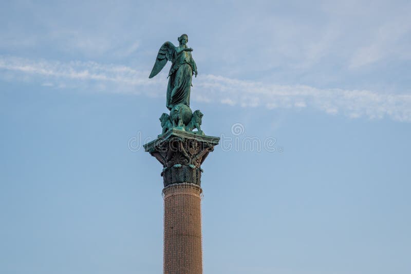 Concordia Statue on Top of Jubilee Column (Jubilaumssaule) at ...