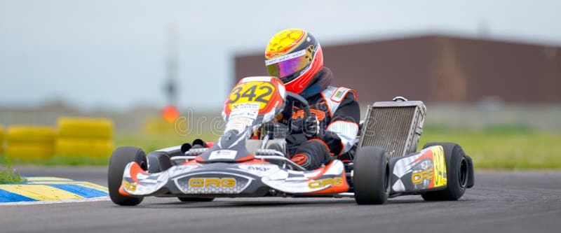 Concours national de karting organisé par Amckart image stock Concours national de karting organisé par Amckart image stock