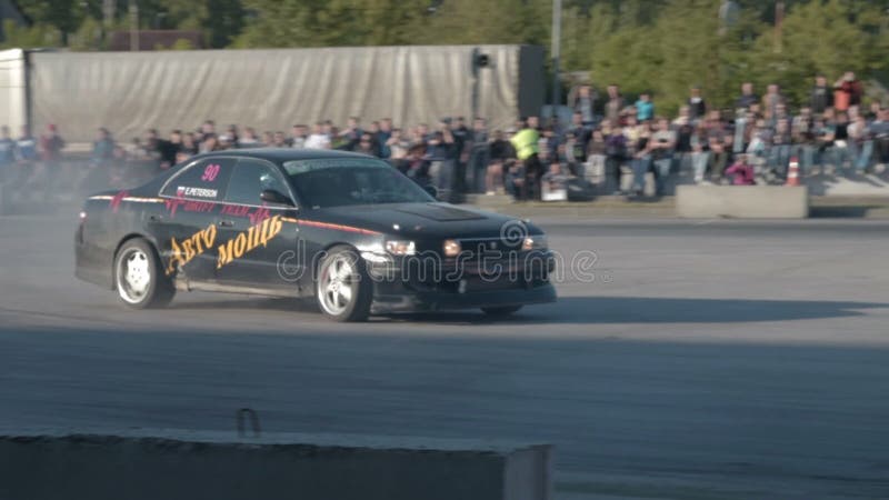 Concours sur la dérive de voiture banque de vidéos