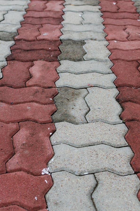 Concrete block pavement stock image. Image of floor, outside - 44022735