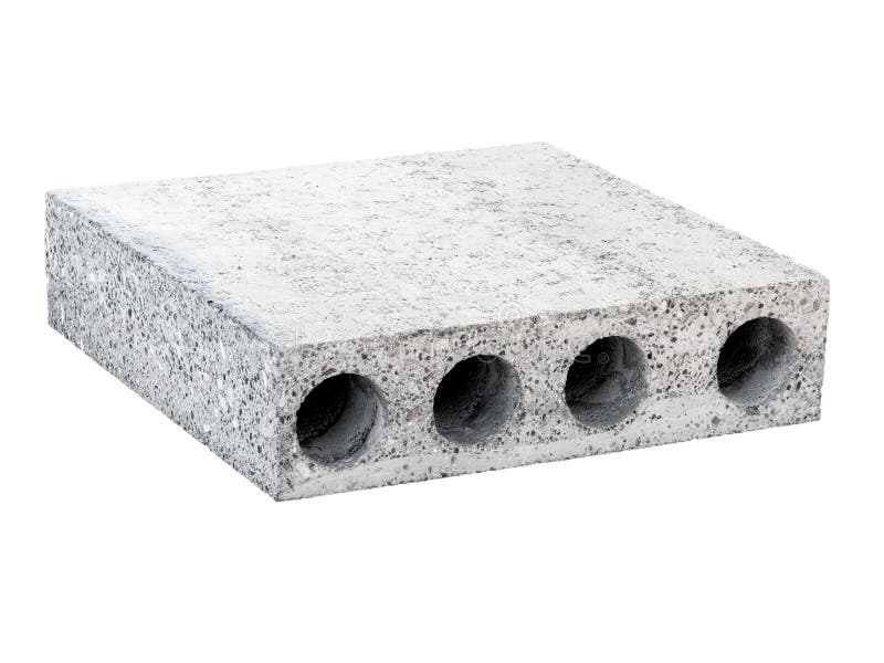 Concrete Block Used As Material In Construction Structure Stock Image