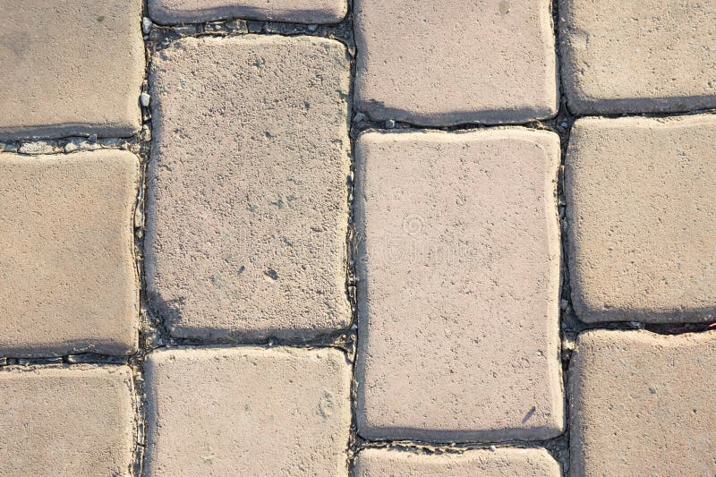 Concrete Blocks, Road Blocks, Ground Floor. Stock Image Image of