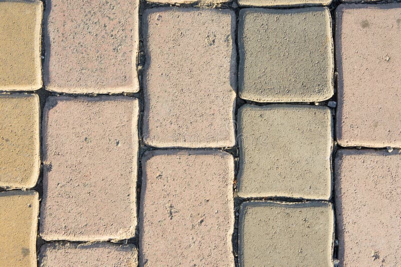 Concrete Blocks, Road Blocks, Ground Floor. Stock Image Image of