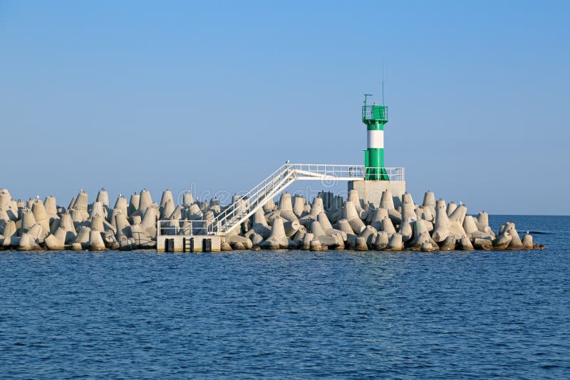 Concrete coastal fortifications stock photo Concrete coastal fortifications stock photo