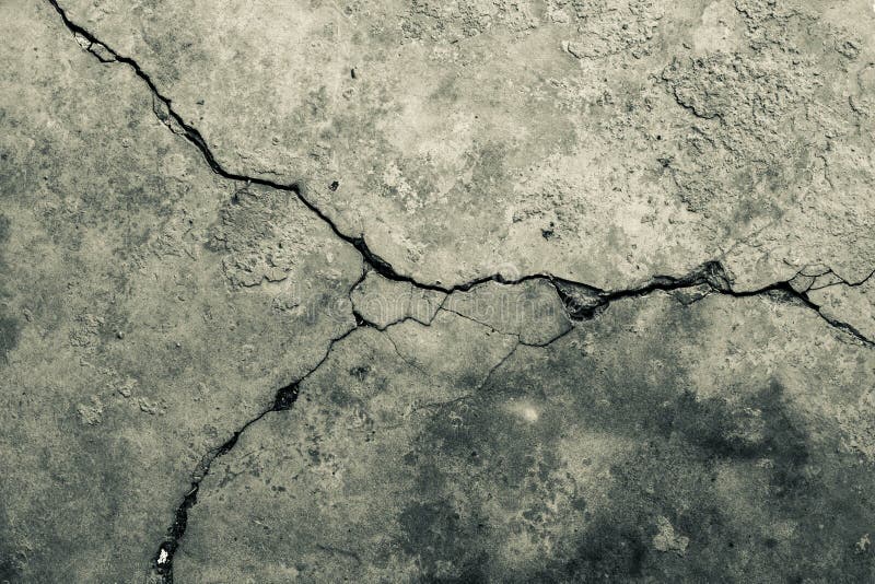 Concrete crack texture background. stock photo