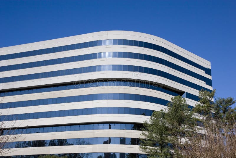 Concrete and Glass Building stock photos