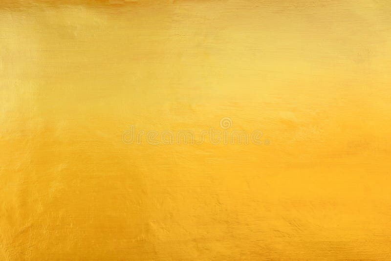 Concrete Gold Painted Texture Abstract for Background Stock Image